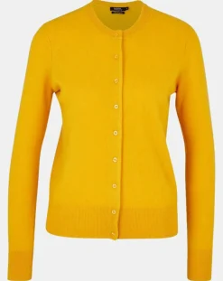 Cardigan 100% Cachemire Zacao jaune-Galeries Lafayette Sale