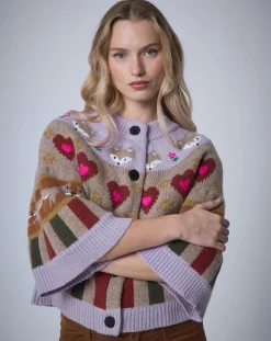 Cardigan 100% Laine Fox Farm unique-Manoush Online