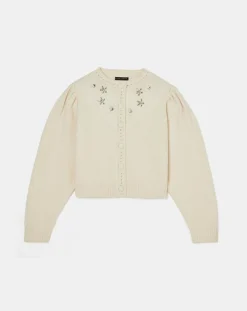 Femme Tara Jarmon Gilets Et Cardigans^Cardigan 100% Laine Gustave écru