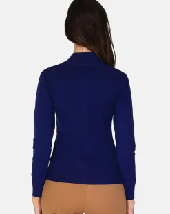 Cardigan Elisa bleu nuit-Assuili New