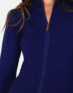 Cardigan Elisa bleu nuit-Assuili New