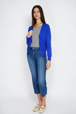 Femme Assuili Gilets Et Cardigans^Cardigan en Cachemire mélangé col V royal