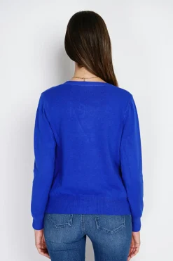 Femme Assuili Gilets Et Cardigans^Cardigan en Cachemire mélangé col V royal