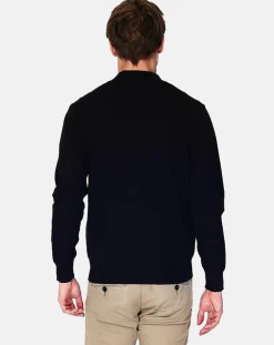 Cardigan en Cachemire mélangé Corentin noir-C&Jo Sale