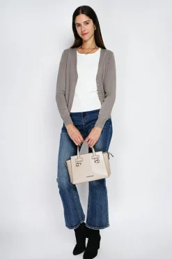 Femme Assuili Gilets Et Cardigans^Cardigan en Cachemire mélangé col V taupe