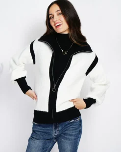 Cardigan en Cachemire mélangé Claudia naturel-Assuili Online