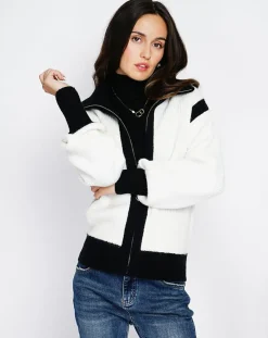Cardigan en Cachemire mélangé Claudia naturel-Assuili Online