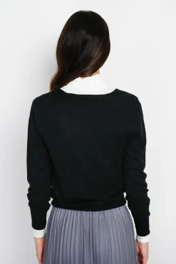Femme Assuili Gilets Et Cardigans^Cardigan en Cachemire mélangé col V noir