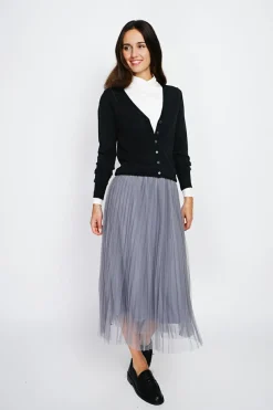 Femme Assuili Gilets Et Cardigans^Cardigan en Cachemire mélangé col V noir