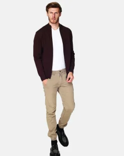 Cardigan en Cachemire mélangé Corentin café-C&Jo Sale
