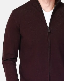 Cardigan en Cachemire mélangé Corentin café-C&Jo Sale