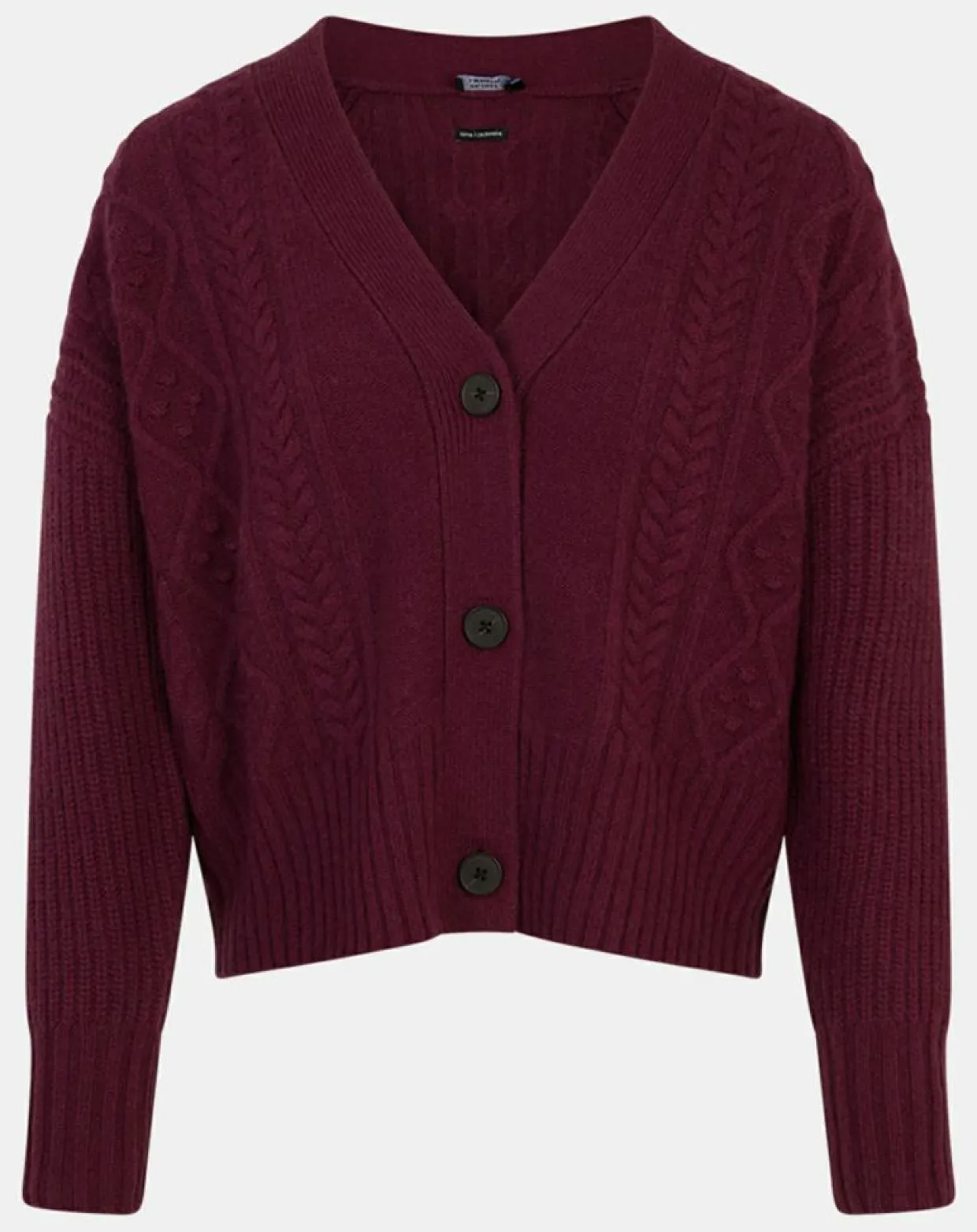 Femme Galeries Lafayette Gilets Et Cardigans^Cardigan en Laine & Cachemire Fabiola T col V bordeaux
