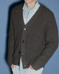 Homme Galeries Lafayette Gilets Et Cardigans^Cardigan en Laine & Cachemire Potecard Gulet Boxy gris foncé