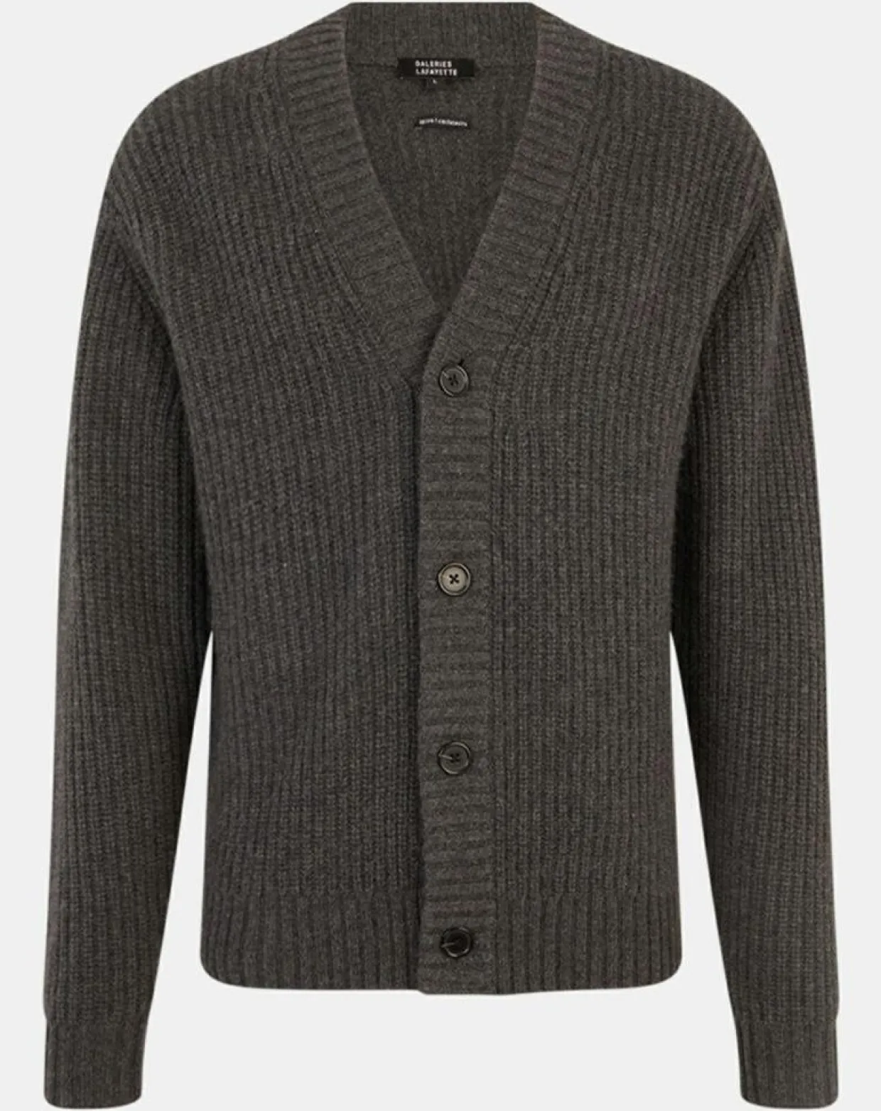 Homme Galeries Lafayette Gilets Et Cardigans^Cardigan en Laine & Cachemire Potecard Gulet Boxy gris foncé