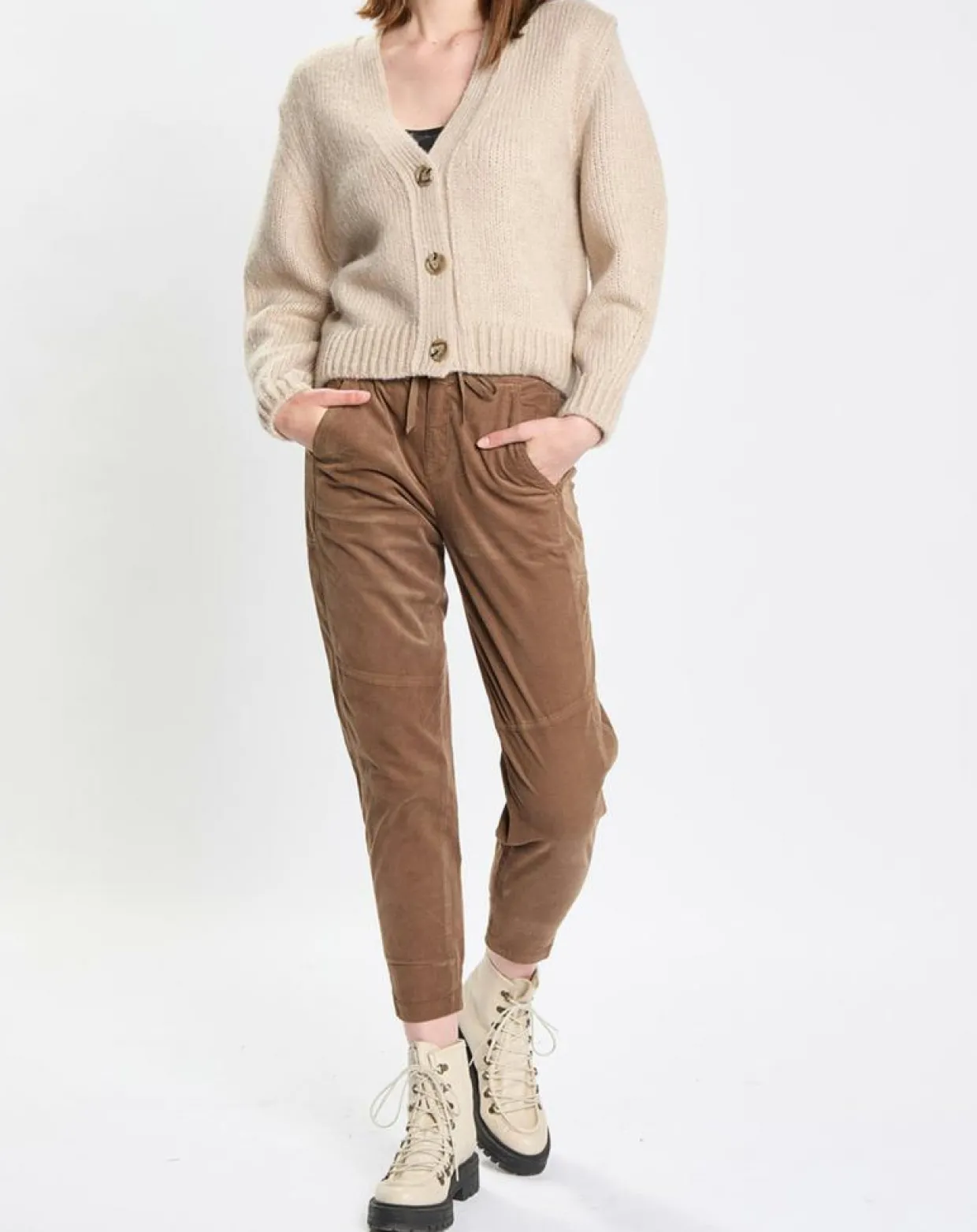 Cardigan en Laine mélangée beige-Marc O'Polo Hot