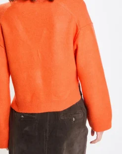 Cardigan en Laine mélangée orange-Marc O'Polo New