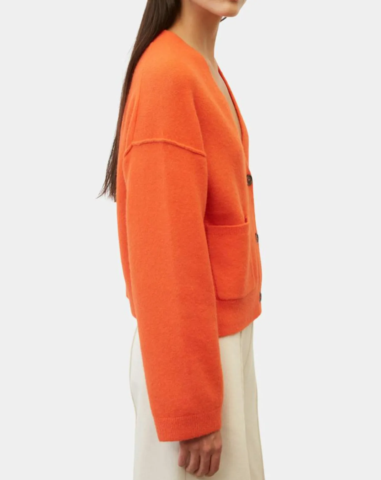 Cardigan en Laine mélangée orange-Marc O'Polo New