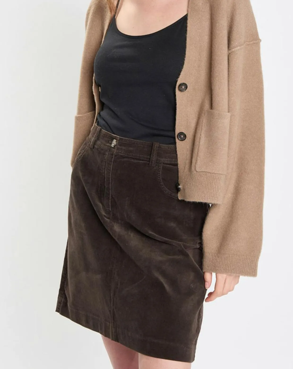 Cardigan en Laine mélangée marron clair-Marc O'Polo Clearance