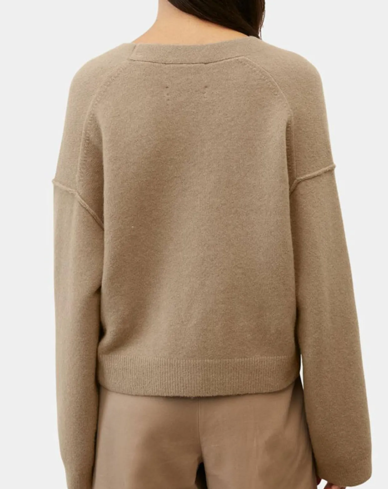Cardigan en Laine mélangée marron clair-Marc O'Polo Clearance