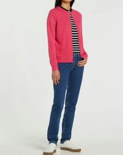 Femme Galeries Lafayette Gilets Et Cardigans^Cardigan en Maille fine Fanny rose