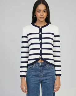 Cardigan Labiba ecru-An'ge New