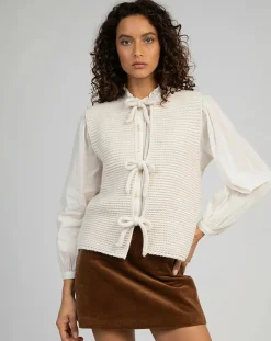 Cardigan Legringa écru-An'ge Hot