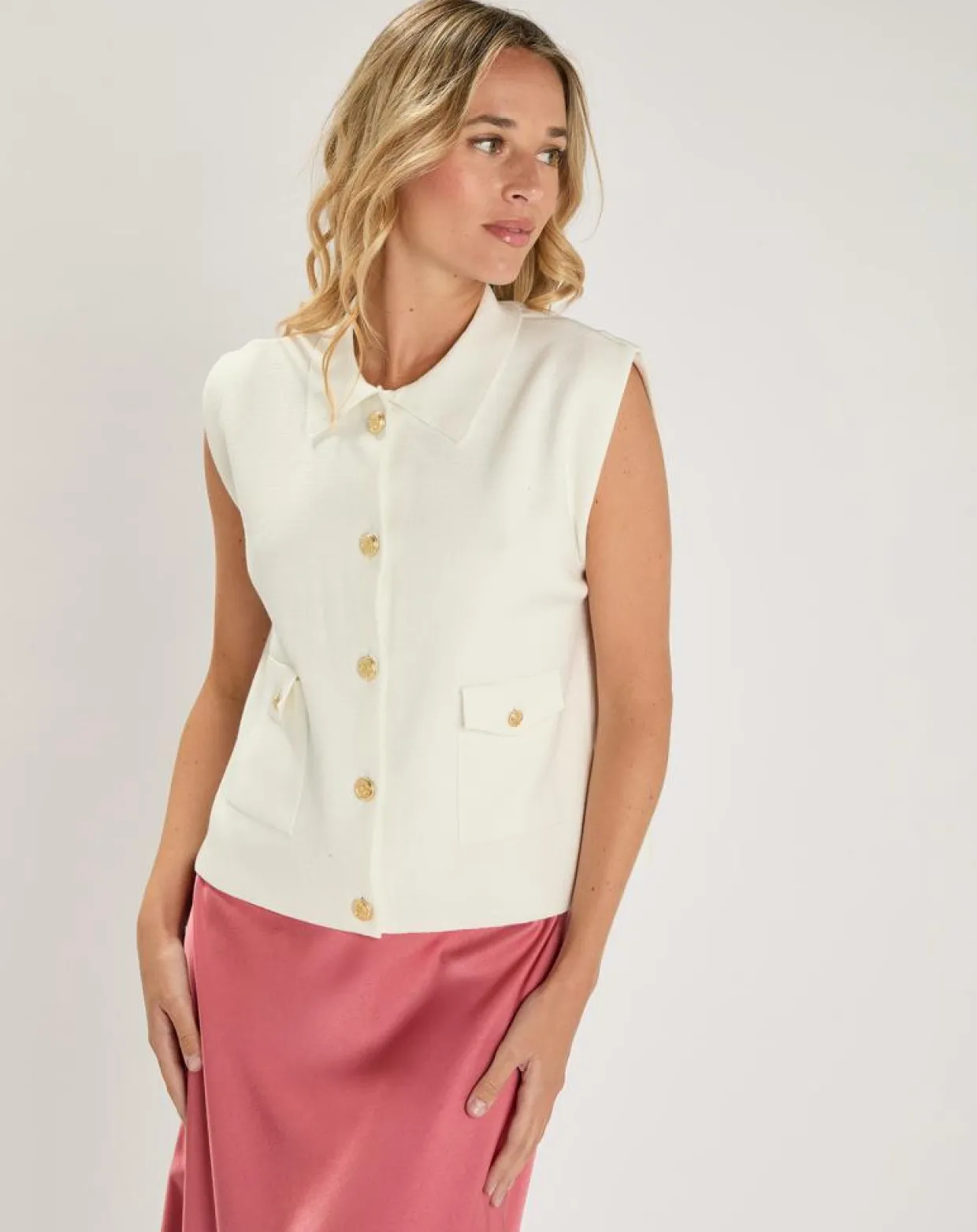 Cardigan Levamaya blanc-An'ge Hot
