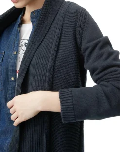 Femme Marc O'Polo Gilets Et Cardigans^Cardigan long bleu marine