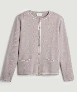 Cardigan Molly Double Face marron camel-Rodier Online