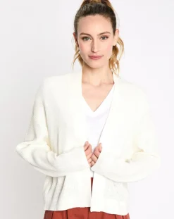 Femme Esprit Gilets Et Cardigans^Cardigan ouvert blanc