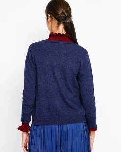 Cardigan Perrine bleu nuit-Assuili New