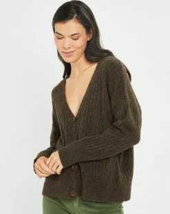 Cardigan Seven moka-Lauren Vidal Sale