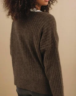 Cardigan Seven moka-Lauren Vidal Sale