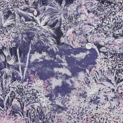 Femme Petrusse Echarpes, Foulards^Carré 100% Soie Idylle lilas - 105x105 cm