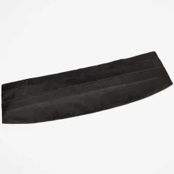 Ceinture de Smoking 100% Soie Mikael noire-Emporio Armani New
