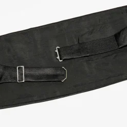 Ceinture de Smoking 100% Soie Mikael noire-Emporio Armani New