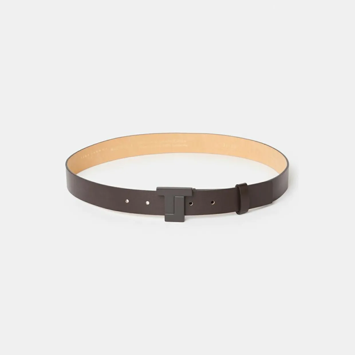 Ceinture en Cuir 8 Bis Belt chocolat-Tara Jarmon New