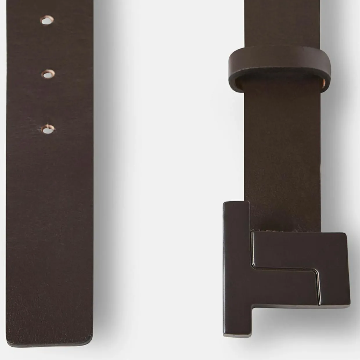 Ceinture en Cuir 8 Bis Belt chocolat-Tara Jarmon New