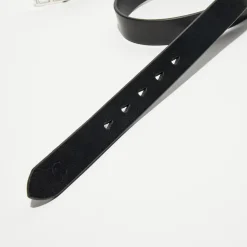 Ceinture en Cuir D'Austin noire-Hartford Outlet