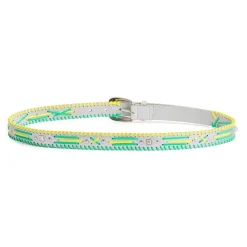 Ceinture en Cuir Dinka argentée-Wild Best