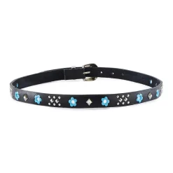 Ceinture en Cuir Discopop noire-Wild