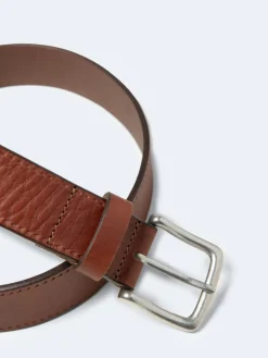 Homme Devred Ceintures^Ceinture en cuir grainé marron