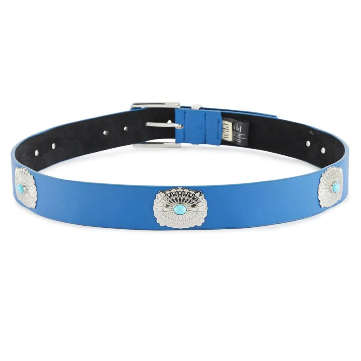 Ceinture en Cuir Kishi bleue-Wild Hot