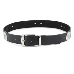 Ceinture en Cuir Kishi noire-Wild Online