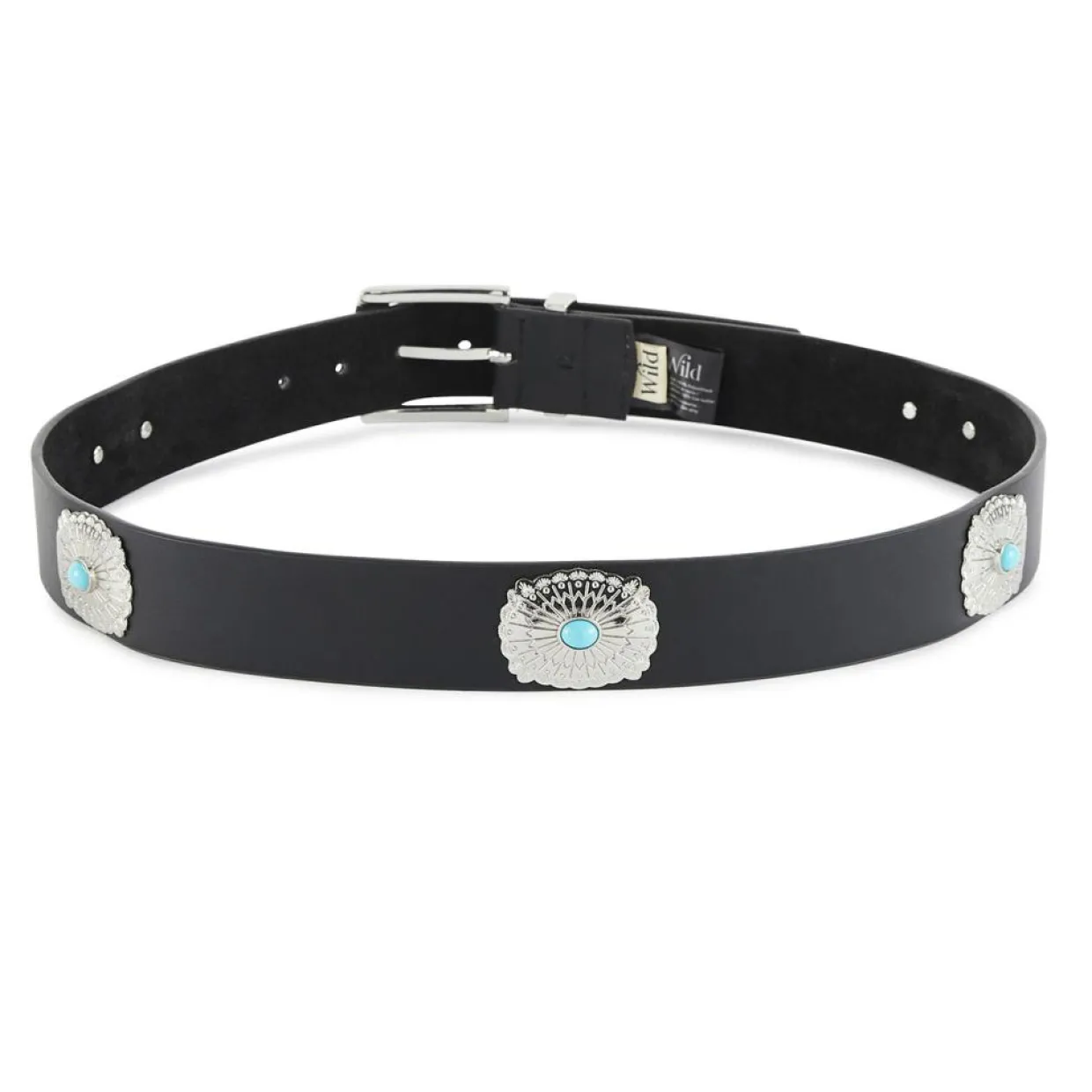 Ceinture en Cuir Kishi noire-Wild Online