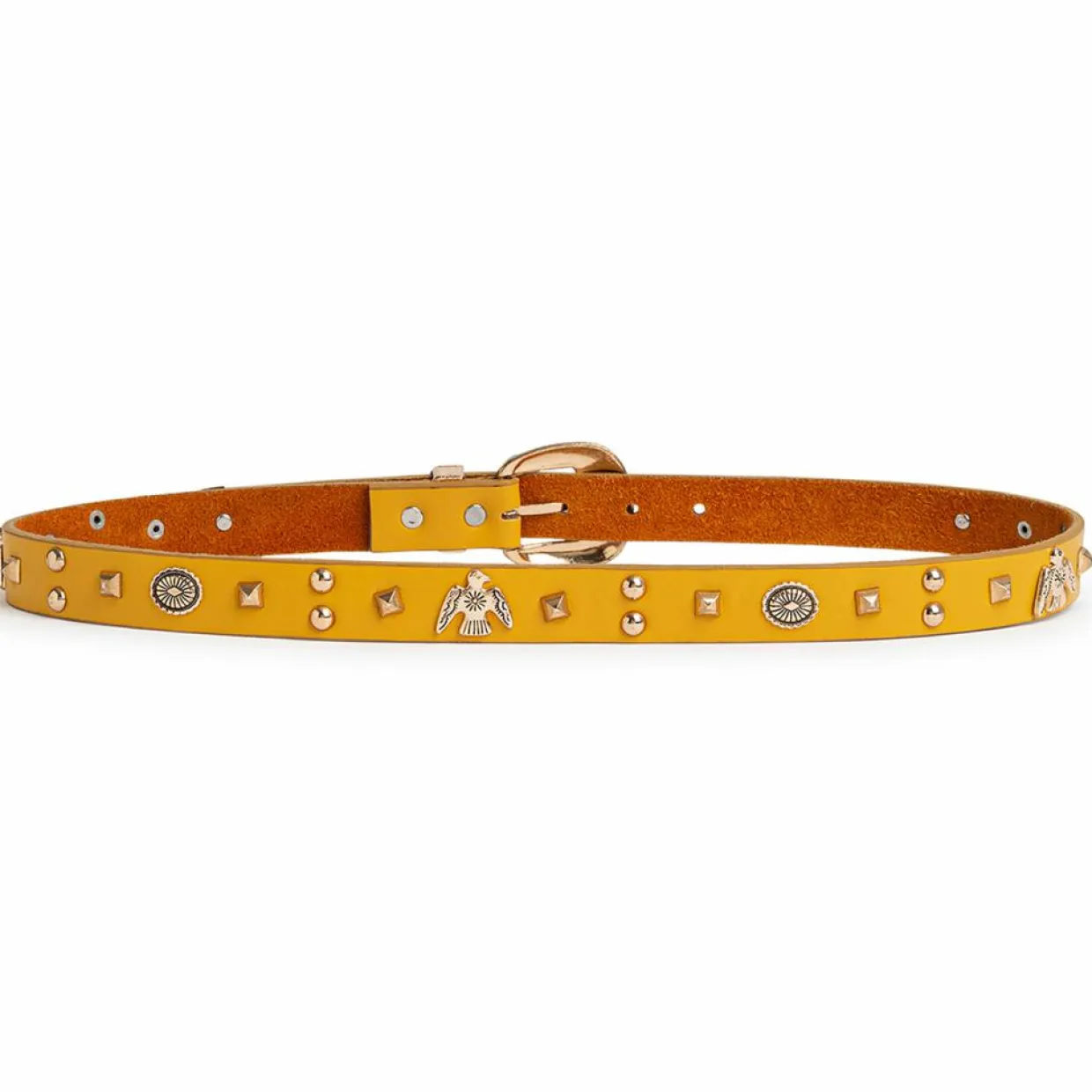 Ceinture en Cuir Sabas maïs-Wild Clearance