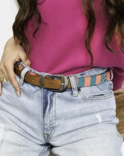 Ceinture en Cuir Sayulita marron-Wild Online