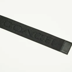 Ceinture Homme en Nylon noire-Coach Hot