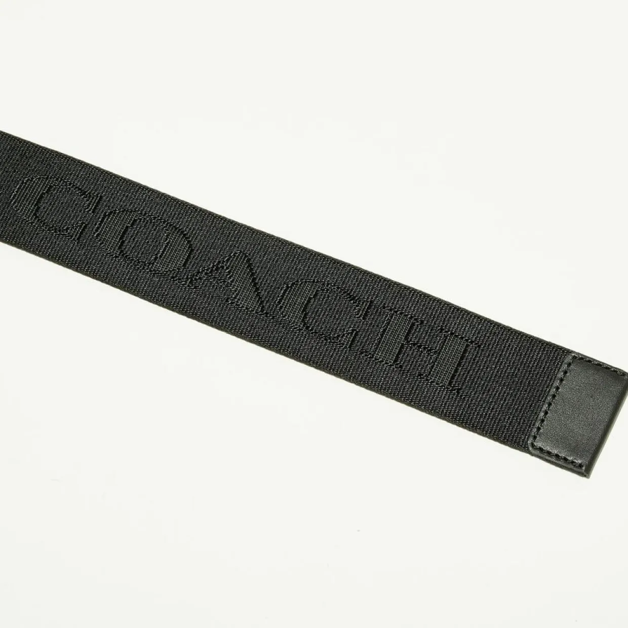 Ceinture Homme en Nylon noire-Coach Hot
