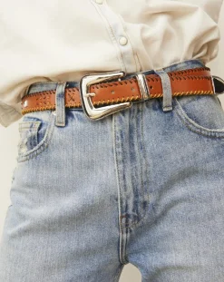 Femme Wild Ceintures^Ceinture tressée Renaldo marron